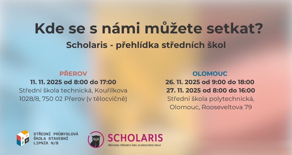 Scholaris - přehlídka středních škol